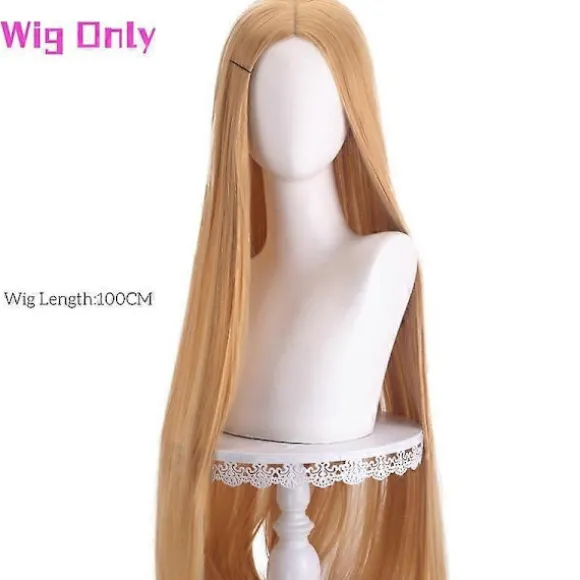 Tangled Rapunzel Dame Langhåret Prinsesse Kostumer Cosplay Kostume Voksen Karneval Uniform Halloween Kostumer S