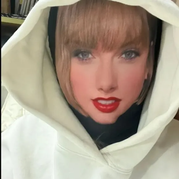 Taylor Swift Cosplay Maske med 3D-print, Menneskeansigt Cosplay Halloween Parodi Party Crossdressing Hovedbeklædning 4