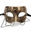 TD? Karneval Halvmaske Retro Romersk Prins Græsk Antik Jazz Punk Kæde Antik Dansefest for Mænd og Kvinder, CJY