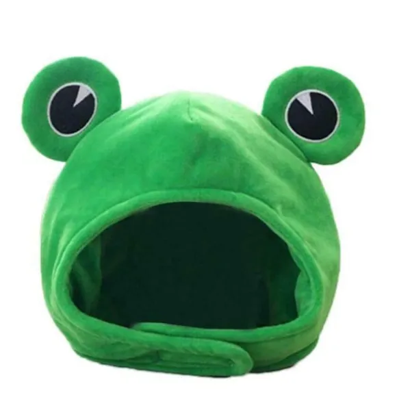 Tegneserie Sjov Bedårende Plys Frø Hat Cosplay Kostume Udklædningshat KLB