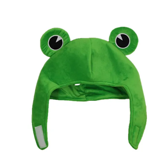 Tegneserie Sjov Yndig Plys Frø Hat Cosplay Kostume Udklædningshat