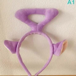 Teletubbies Pandebånd Anime Tegneserie Hårbånd Sød Tredimensionalt Hårbånd G (FMY) Purple
