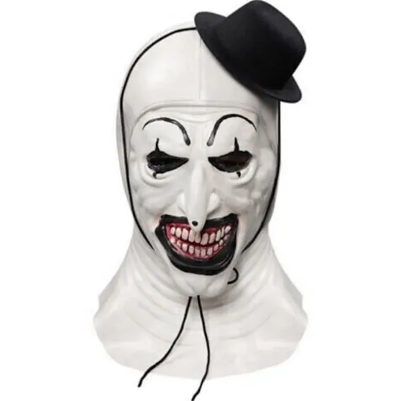Terrifier 2 Art the Clown Maske Cosplay Kostume Maskerade rekvisitter_Super Gave C