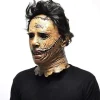 Texas Chainsaw Massacre Leatherface Maske i Latex - Horrorfilm Halloween Cosplay Kostumefest Event Rekvisitter Legetøj Karnevalsmaske