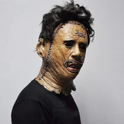 Texas Chainsaw Massacre Leatherface masker i latex til Halloween-kostumefest