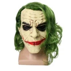 The Dark Knight Batman Joker Latexmaske Hovedbeklædning COS