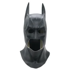 The Dark Knight Rises Sort Batman Maske Festmaske Halloween Latex Påske Hovedbeklædning