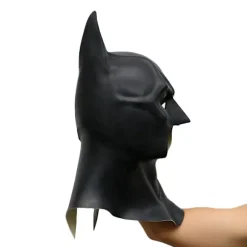 The Dark Knight Rises Sort Batman Maske Festmaske Halloween Latex Påske Hovedbeklædning