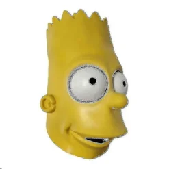 The Simpsons Bart Maske Halloween Høj Kvalitets Latex Kostume Maske - JA (FMY)