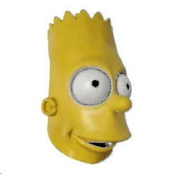 The Simpsons Bart Maske Halloween Högkvalitativ Latex Kostume Maske