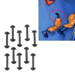 Til Motu benrem udskiftningsstik gummibenbånds stikclips til Motu vintage figurer