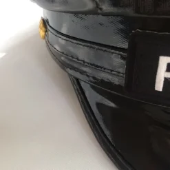Til Politibetjent Hat Kostume Uniform Hat til cosplay fest Black