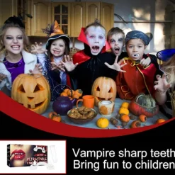 Tilbagetrækkelige vampyrhug cosplay gebisser tilbagetrækkelige udklædning