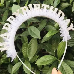 Tillykke med fødselsdagen Headclip Plastic Hårklemmer 2 2 2