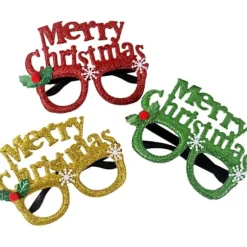 To par julebriller formet som juletræ, rensdyr, jul, xmas, xmas, gaver