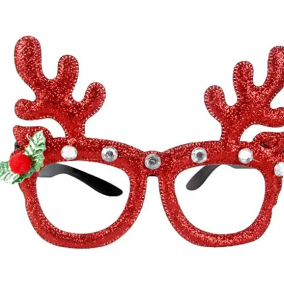 To par julebriller formet som juletræ, rensdyr, jul, xmas, xmas, gaver
