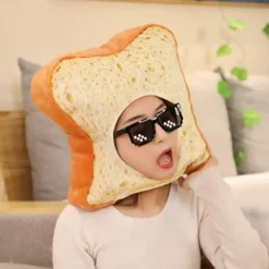 Toastbrød Hat Varmt Brød Selfie Rekvisitter Plys Hat Kostume Tilbehør