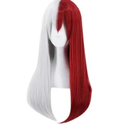 Todoroki Shoto Cosplay Paryk Varmebestandig Syntetisk Lang Glat Paryk--,CJY