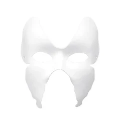 Tom farvemaling maske maske cosplay pulp maske børnehave diy forsyninger Jikaix Butterfly
