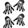 Touchscreen-handsker med varme til Halloween Cosplayfest og daglig brug - 2 par