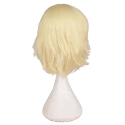 Trendy Kort Lige Cosplay Kostume Paryk Til Mænd Beige beige