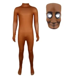 Tung Tung Tung Sahur Jumpsuits Hætte Cosplay Bodysuits Halloween Kostumer 150cm