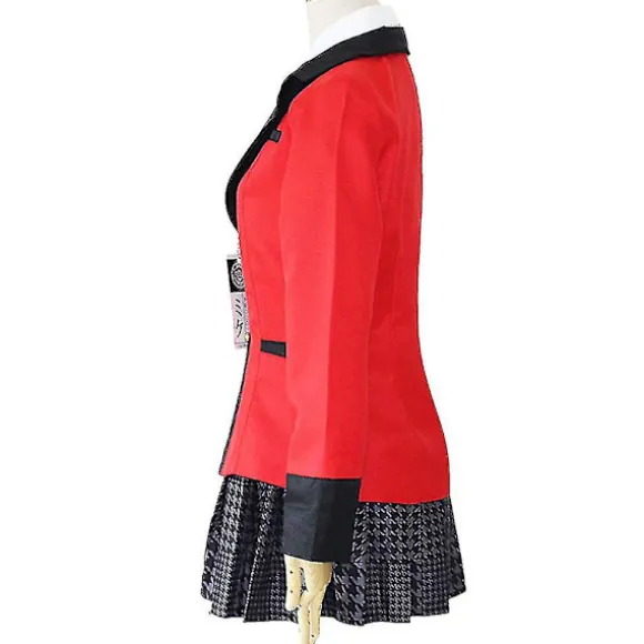 Tvangsagtig Spiller Kakegurui Kostume Jabami Yumeko Anime Kakegurui Kirari Momobami Uniform Sæt Til Kvinder M