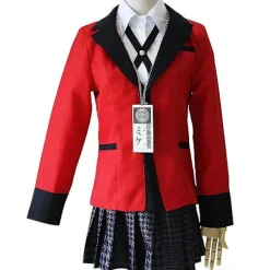 Tvangsmæssig Spiller Kakegurui Kostume Sæt Jabami Yumeko Outfits Sæt L