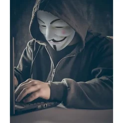 Udekit hacker masker V for Vendetta anonym halloween cosplay kostume fest rekvisitter
