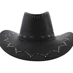 Udklædning Unisex Cowboy eller Cowgirl Hat - Sort black