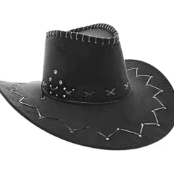Udklædning Unisex Cowboy eller Cowgirl Hat - Sort black