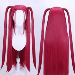 Udsøgt Hunter Rumi Cosplay Paryk, Lang Lilla Flettet Cosplay Paryk til Halloween, Lilla Fletninger W-ig Halloween C-osplay Rekvisitter, H-alloween Anime Kostume Red 1pcs | Fyndiq