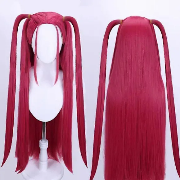 Udsøgt Hunter Rumi Cosplay Paryk, Lang Lilla Flettet Cosplay Paryk til Halloween, Lilla Fletninger W-ig Halloween C-osplay Rekvisitter, H-alloween Anime Kostume Red 1pcs | Fyndiq