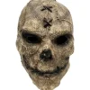 Uhæggelig Halloweenmaske til voksne - Smilende dæmoner, rædselsmasker Cosplay Uhæggelige Halloweenkostume-rekvisitter til Halloweenfest Karneval Cosplay (Træfarve) | Fyndiq