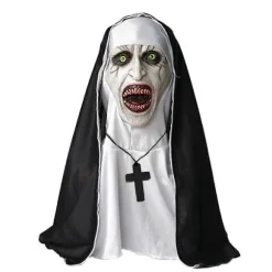 Uhyggelig Halloweenmaske, Skræmmende Masker, Skræmmende Halloweenmaske med Vedhæng, Perfekt til Maskeradefester