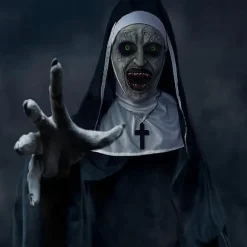 Uhyggelig Halloweenmaske, Skræmmende Masker, Skræmmende Halloweenmaske med Vedhæng, Perfekt til Maskeradefester