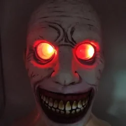 Uhyggelig Halloween-maske til voksne - Grinende dæmoner, skrækmasker Cosplay Krybende Halloween-kostume rekvisitter til Halloweenfest Karneval Cosplay | Fyndiq