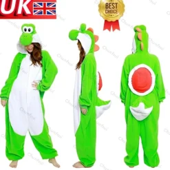 Uldkostume Super Mario Yoshi Kigurumi rollespil julegave M