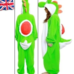 Uldkostume Super Mario Yoshi Kigurumi rollespil julegave M