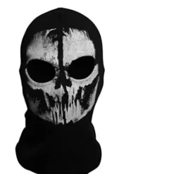 Unisex Ghost Print Tights Balaclava Maske God til Krigsspil Halloween Cosplay Print-3