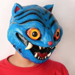 Unisex Halloween Maske til Voksne - Popstjerne Inspireret Kostume Tilbehør til Kpop Fans & Dæmonjægere Temafester