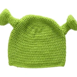 Unisex håndstrikket vinteruldhat Beanie Cosplay Dome Cap til W