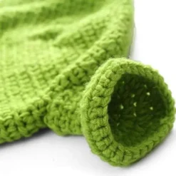 Unisex håndstrikket vinteruldhat Beanie Cosplay Dome Cap til W