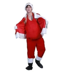 Unisex Mavepuder til Julemanden - Falsk Mave til Julemandskostumer - Tilbehør til Cosplay