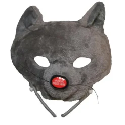 Unisex Voksne Rotte Maske Med Lyd (LGL) Dark Grey One Size