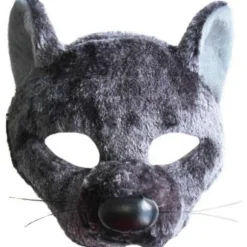 Unisex Voksne Rotte Maske Med Lyd (LGL) Dark Grey One Size