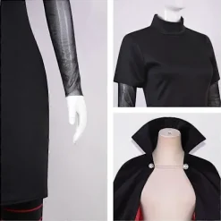 Vampyr Datter Kostume Mavis Cosplay med Paryk Halloween Udklædning Karneval Kostume Paryk One size