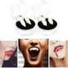 Vampyrtænder 2 par vampyrtænder til at fastgøre og modellere Natural Whi