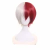 Varmebestandig syntetisk paryk til anime-fans Cosplay Todoroki Shoto--,CJY