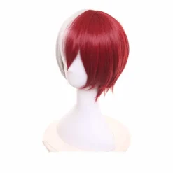 Varmebestandig syntetisk paryk til anime-fans Cosplay Todoroki Shoto--,CJY